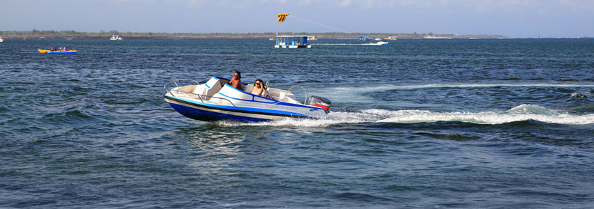 Bali water sport activities, motorized water sport activity for guest enjoyment