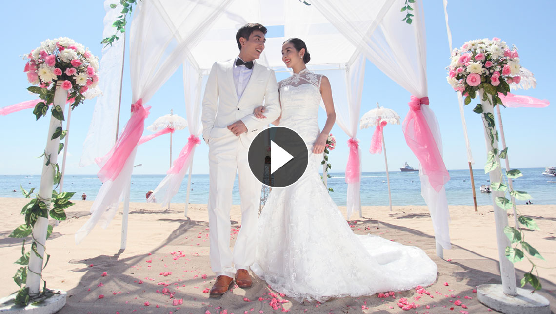 play wedding video, Remarkable wedding at Grand Mirage Resort