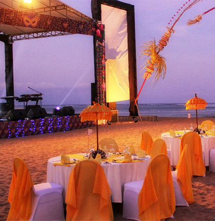 event on the beach - Cater for your memorable and successful event